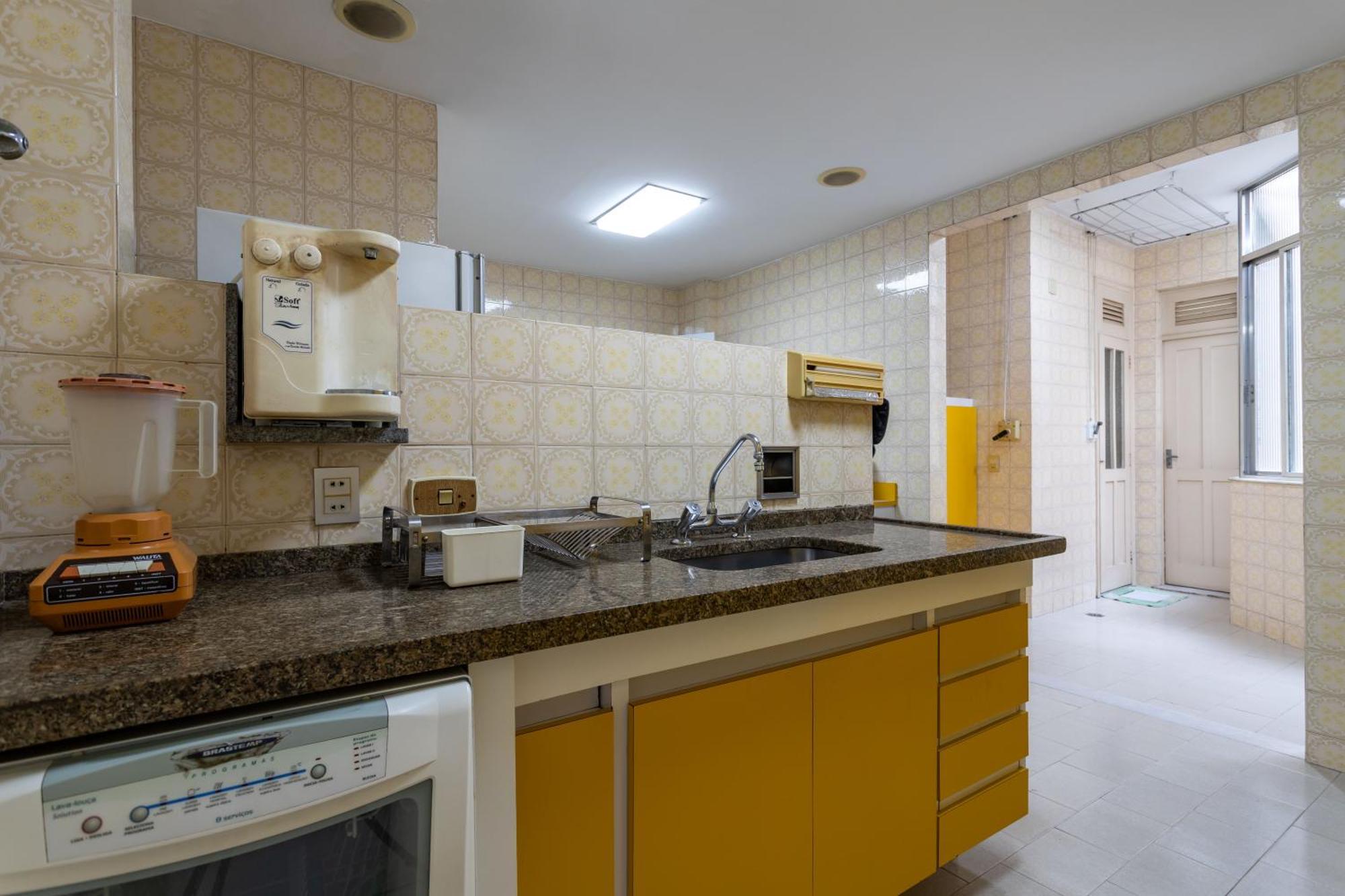 8min Da Praia, Vaga Ampla Gratis, Recepcao 24h, Cozinha Completa, 5min Do Metro E Espaco Office Com Wi-fi Rapido - Copa901 Apartamento Río de Janeiro